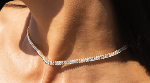 Legacy Gold Plated Diamond-Cut Tennis Chain Necklace