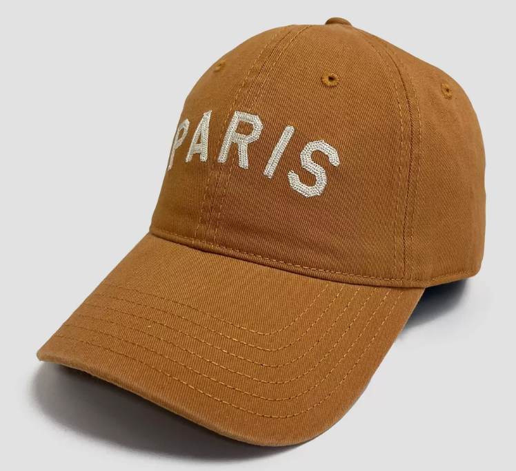 Paris Baseball Hat – Tan | Premium Edition